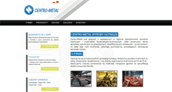 Desktop Screenshot of centro-metal.pl
